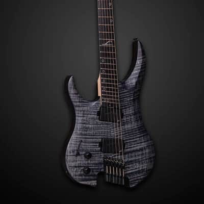 Legator G6FSSL Ghost 6 String Electric Guitar - Black Flame (G6FSSL-BLK) image 3