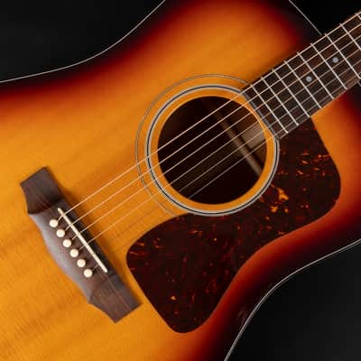 2021 Guild USA D-40 Traditional - Antique Burst Nitro | USA All Solid Dreadnought Acoustic Guitar Adirondack Red Spruce Bracing African Mahogany Back & Sides | CoA OHSC image 20