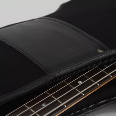 Harvest Fine Leather Black Buffalo & Canvas Electric Bass Guitar Gig Bag image 17