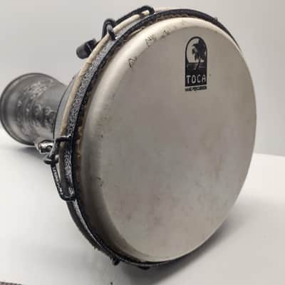 Toca SFDMX10AS 10' Djembe 2020's - Antique Silver image 4