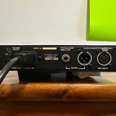 Phoenix Audio DRS-Q4 Mono Class-A Discrete Mic Pre / DI / EQ 2000s - Black image 2