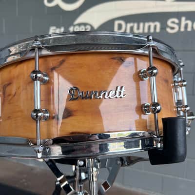 Dunnett Monoply Sycamore 5x14" Snare Drum in High Gloss w/Case image 3