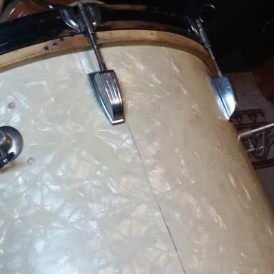 WFL 20" Compacto Bass / Floor Tom 50s White Marine Pearl image 13