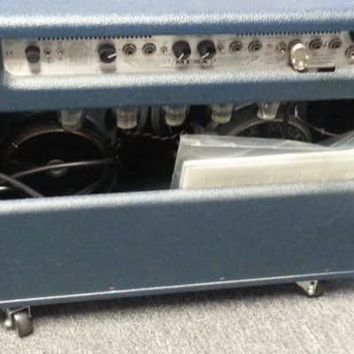 messa lonestar 2 x 12 combo with pedal and casters image 2