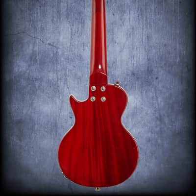 Epiphone Les Paul Acoustic Electric Uke Heritage Cherry Sunburst W/Bag image 5