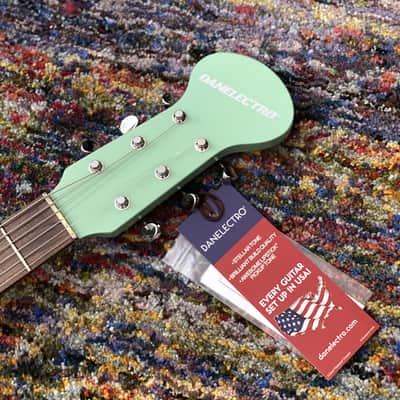Danelectro Baby Sitar - Vintage Aqua (New Finish for 2020) - Psychedelic tones, surf style! image 4