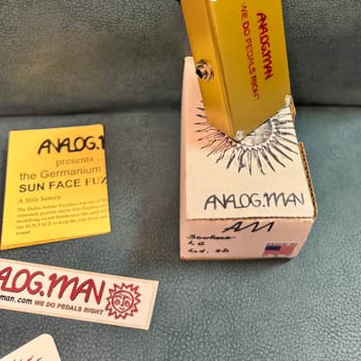 Analogman Sun Face LG - Germanium Fuzz w/Sun Dial Knob and LED image 5