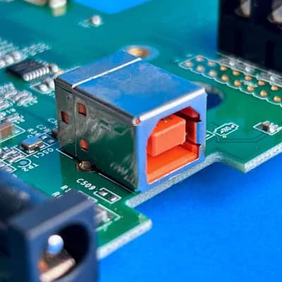 NI KOMPLETE S25 MK1 MIDI Keyboard Part ON/OFF AC USB Input Power Board PBC-01-F0 image 7