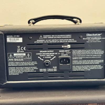 Blackstar HT-1RH 1-Watt Guitar Amp Head with Reverb 2010s - Black image 3