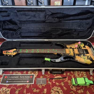 Ibanez JEM77-FP Steve Vai Signature  1998 - "Floral Print" ☆VIDEO☆ image 2