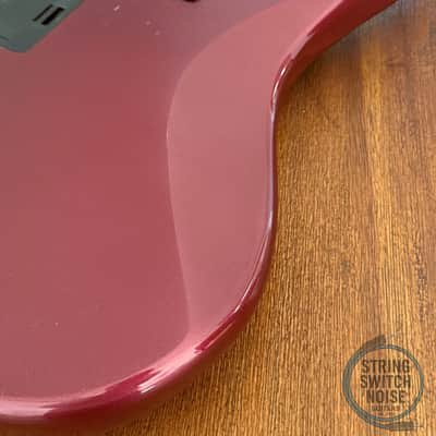 Yamaha RBX370A, Bass Guitar, Burgundy, 1991, Active image 7