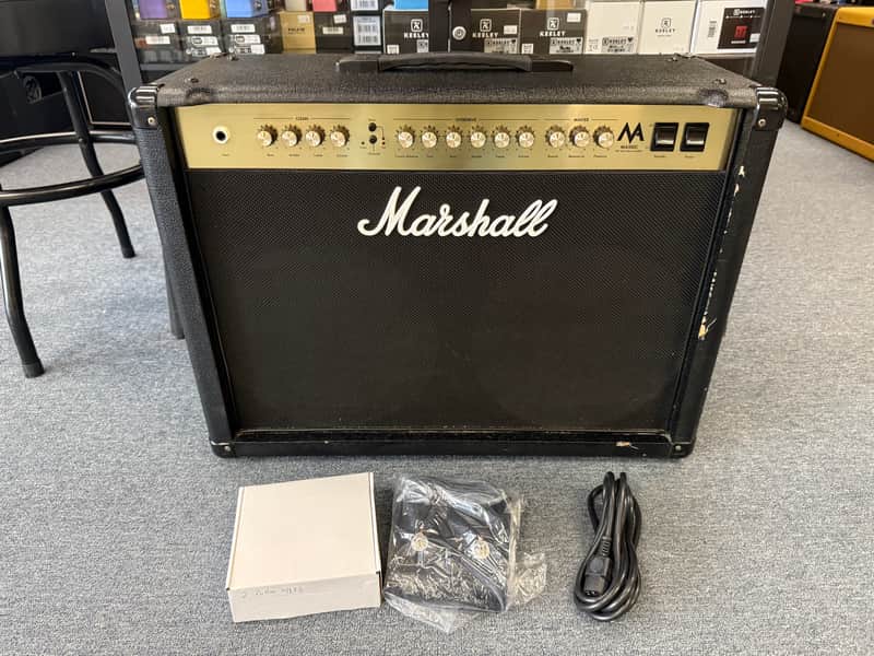 Marshall MA100C 2-Channel 100-Watt 2x12" Tube Guitar Combo Amp- 2009- w/ft sw image 1