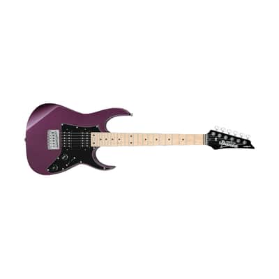 Ibanez GRGM21MMPL 6-String Solid Body Electric Guitar, Right-Handed, Metallic Purple Finish, Mini Size, 24 Frets image 6
