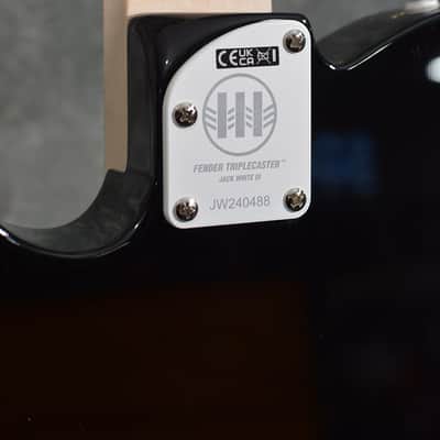 Fender Jack White Signature Triplecaster Telecaster 2024 Black w Deluxe Hardshell Case & Same Day Shipping image 8