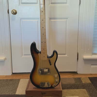 NEW Never Played Fender American Vintage '58 Precision Bass 2013 - 2017 - 3-Color Sunburst image 1