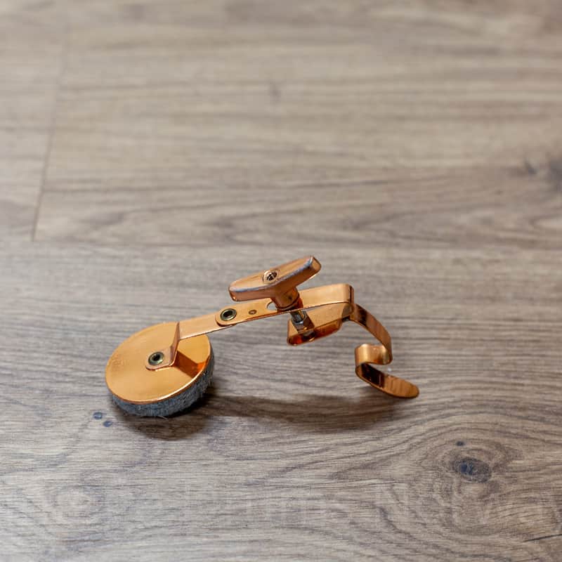 1980s Sonor EZ8111 external clip-on muffler Copper