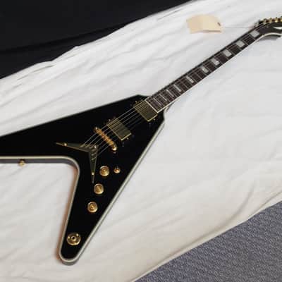 DEAN V Straight Six electric GUITAR in Classic Black & Gold DMT Pickups - NEW 6 image 1