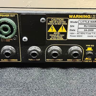 Markbass Little Mark III 500W Light Weight Bass Head, Excellent Condition image 8