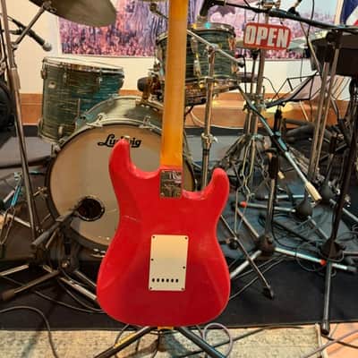 Fender stratocaster custom shop left handed journeyman relic 2024 - fiesta red image 3