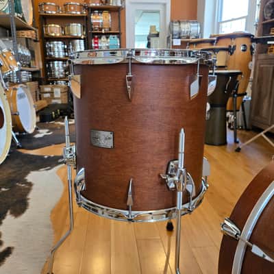 Drum Kits - Canopus 14x18 8x12 14x14 Yaiba II Bop (Antique Brown Matt) image 8