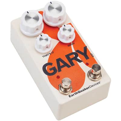 EarthQuaker Devices Gary Modulated Fuzz and Natural Overdrive 2024 - Present - Cream / Orange image 4
