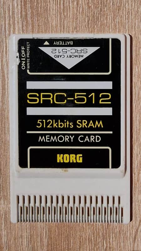 Korg SRC-512 SRAM Memory Card image 1