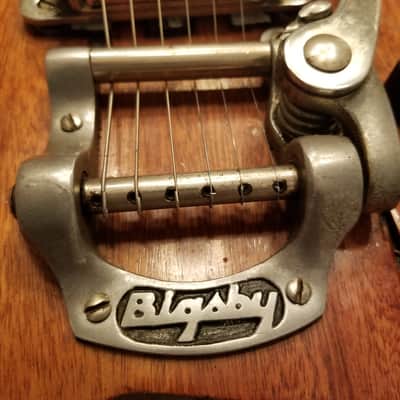 1960s Korina Wood Solidbody 2" Thick, Futuristic Guitar, Unknown Maker, Modeled After 1958-59 Gibson image 23