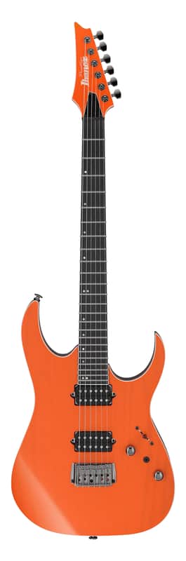 Ibanez Prestige RGR5221R Electric Guitar, Transparent Fluorescent Orange w/ Case