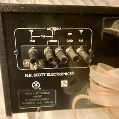 Scott Sterio Tuner 57OT 1970s - Silver & Black image 6