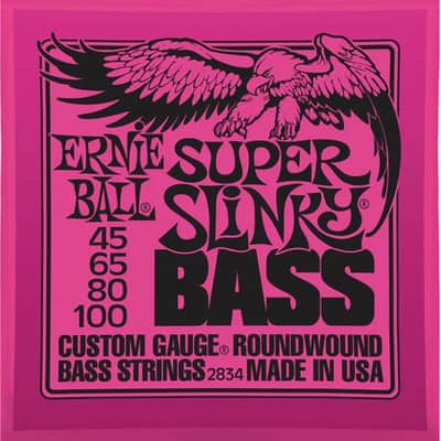 Ernie Ball 2834 Super-Slinky Electric Bass Guitar Strings - 6 PACK image 2