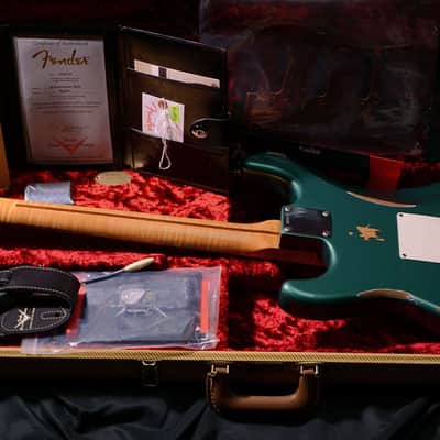 FENDER CUSTOM SHOP 56 Relic Stratocaster, pickups Poblano image 8