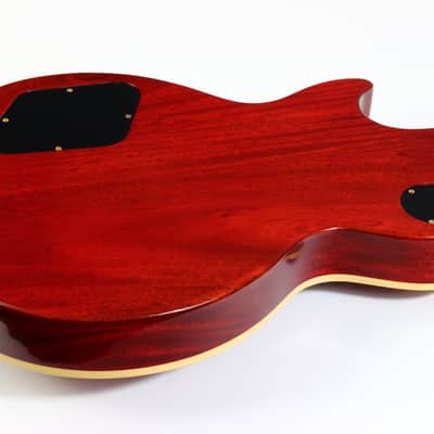 Gibson USA 50s Les Paul Standard Plus 2006 | Black Cherry Flametop Gold Hardware AA Top image 22