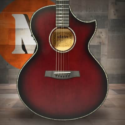 Immagine Synyster Gates 'SYN GA SC' Acoustic Guitar - Trans Black Satin Burst (3701) - 1