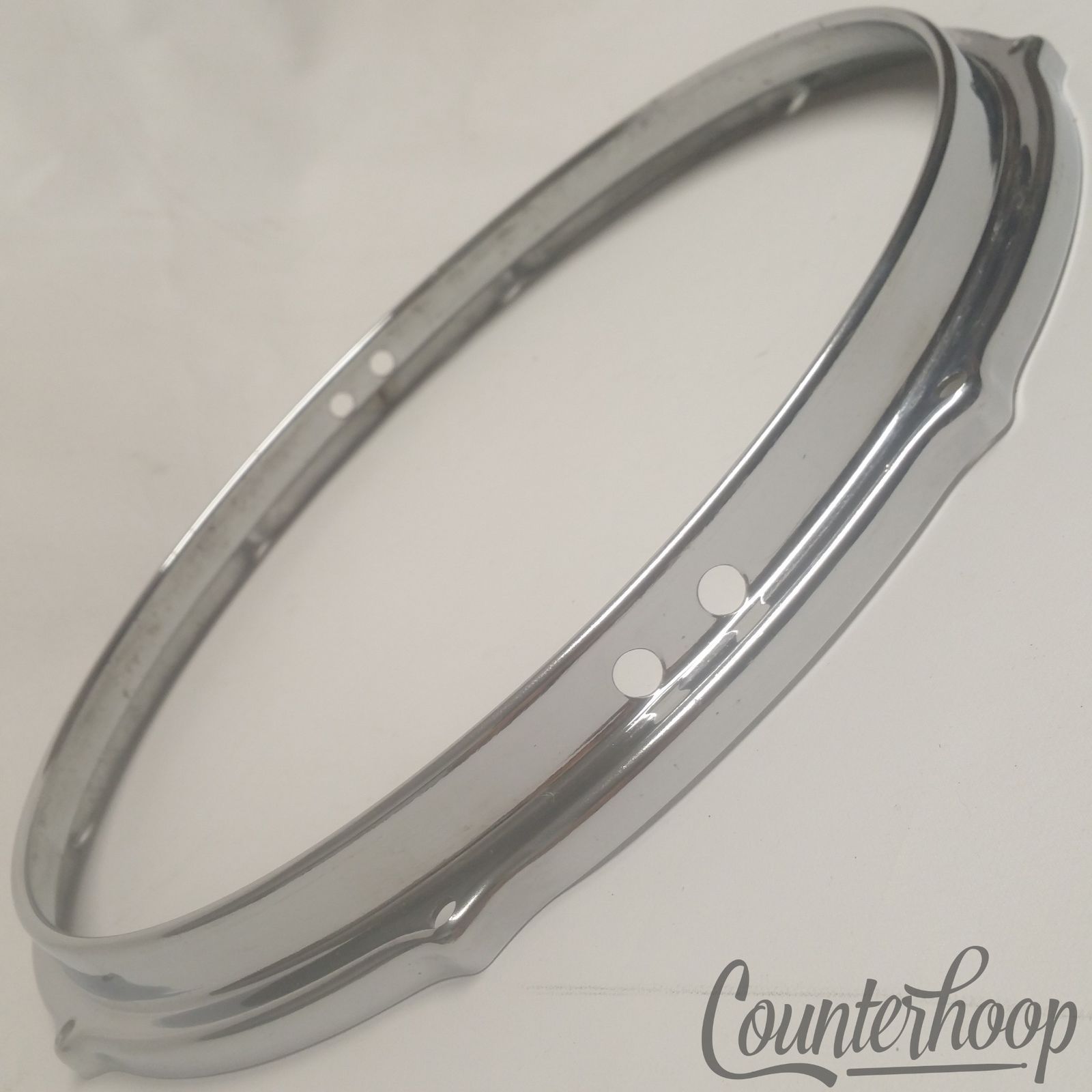Sonor 14" Snare Drum Resonant Rim/Hoop 8-Lug Chrome Teardrop Stick-Saver 60s* — main photograph