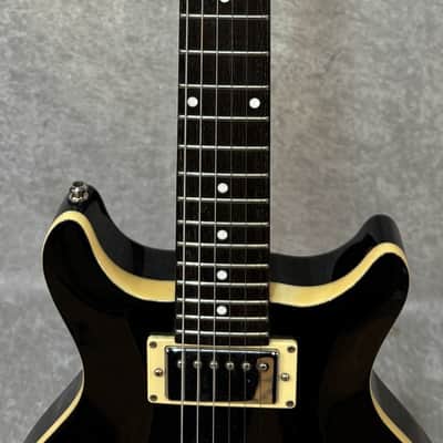 Hamer DC double cutaway electric guitar transparent black (made in Korea) image 6