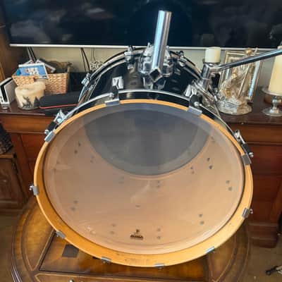 Ayotte Custom 20” Bass Drum Ray Era 1998 - Piano Black image 8