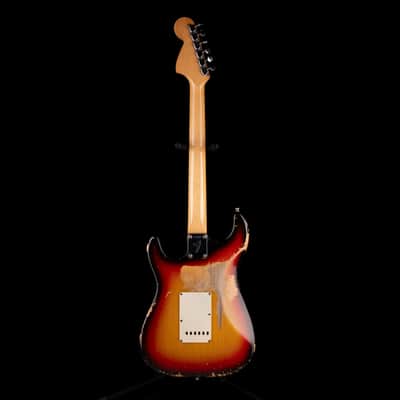 Vintage 1970 Fender Stratocaster 3-Tone Sunburst With Soft Case image 9