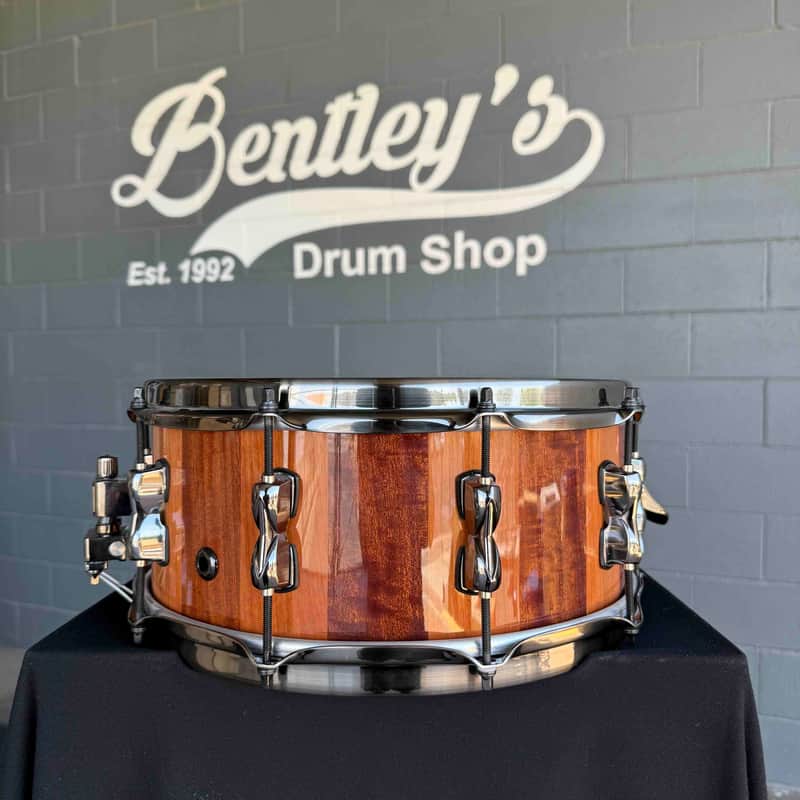 ~RARE!~ Joshua Tree Percussion Stave Jatoba & Cherry 6x14 Snare Drum (Rm 4) image 1