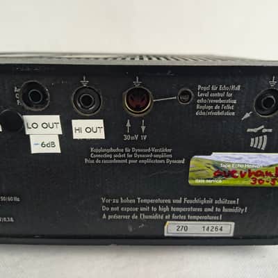 Dynacord Echocord S75 tape echo COMPLETELY OVERHAULED with mods 70's - Black/Grey image 18