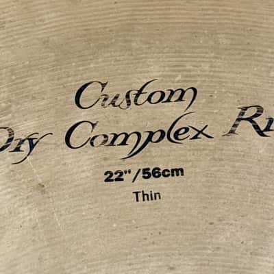 22” Zildjian K CUSTOM DRY COMPLEX THIN Ride 2142g ORIGINAL!! BILL STEWART Ride!! image 2