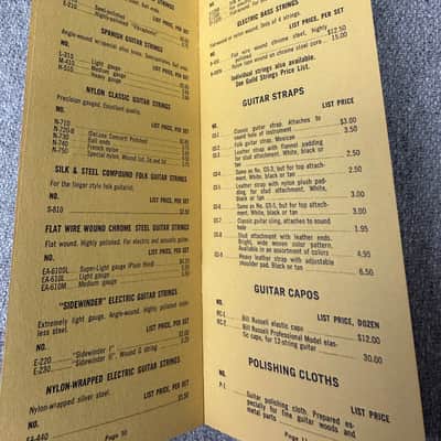 Guild Catalog Price List June 15, 1968 - Yellow image 6