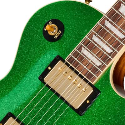 Gibson Mod Collection Les Paul Standard 60s Custom Green Sparkle Galactic Cactus 2026 image 21