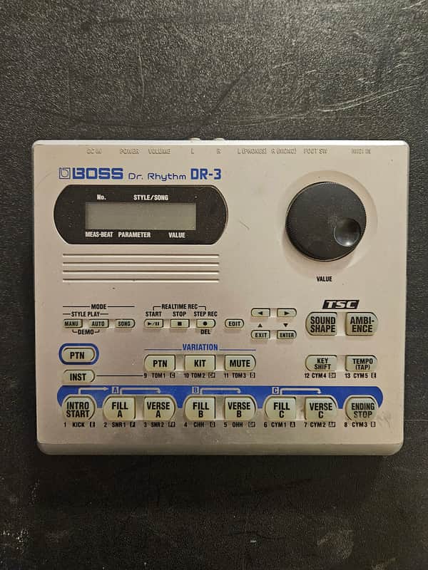 Boss DR-3 Dr. Rhythm 2003 - 2020 - Gray image 1