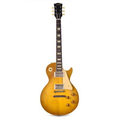 Gibson Custom Shop 1958 Les Paul Standard "CME Spec" Green Lemon VOS w/60 V2 Neck Profile (Serial #84968) image 4