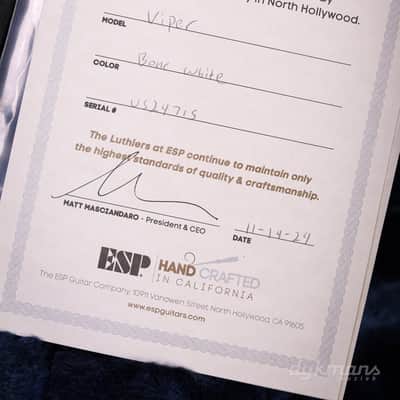 ESP USA Viper Bone White image 18