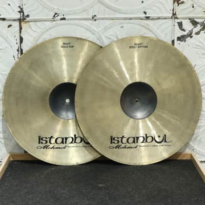 Used Istanbul Mehmet BlackBell Hi-Hat Cymbals 16in (1296/1512g) image 2