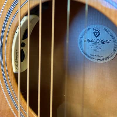 Guild USA F-55E Maple Natural image 5