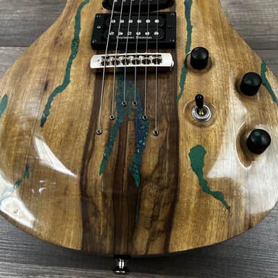 Dorweiler Custom Black Limba and Malachite HSH image 3