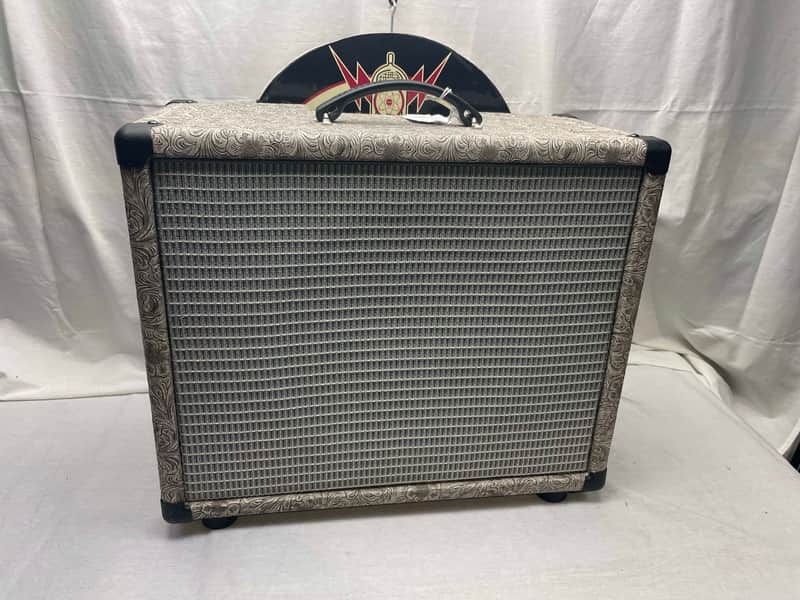 Fender Pro Jr junior Tube Guitar Amp in Customized MojoTone (?) 'Pro Sr.' Cabinet with Eminence 12" Swamp Thang speaker Combo Amplifier - Local Pickup Only image 1