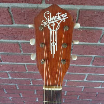 Kay Silvertone Mahogany Archtop Guitar w Case - Circa 1951 - All Hog image 6